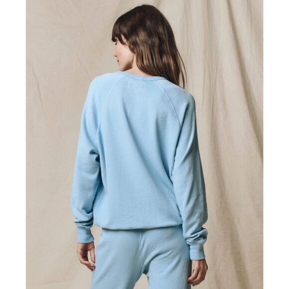 The GREAT Blue The College Sweatshirt crewneck pullover Size 1 41458 - Picture 5 of 13